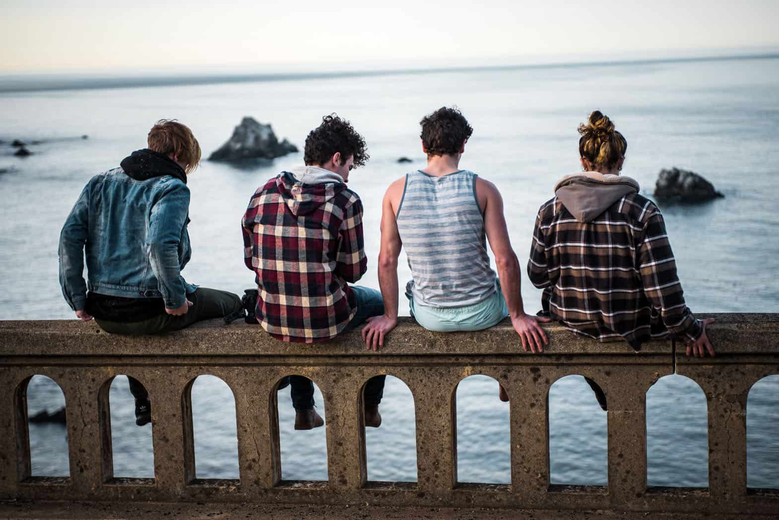 A group trip to Europe means immediate friends.