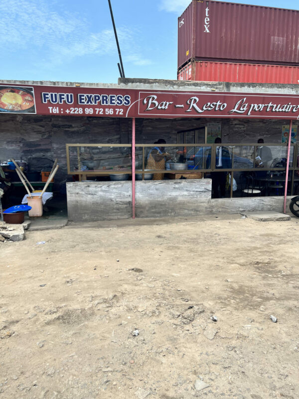 Exterior of a Fufu Bar in Lomé
