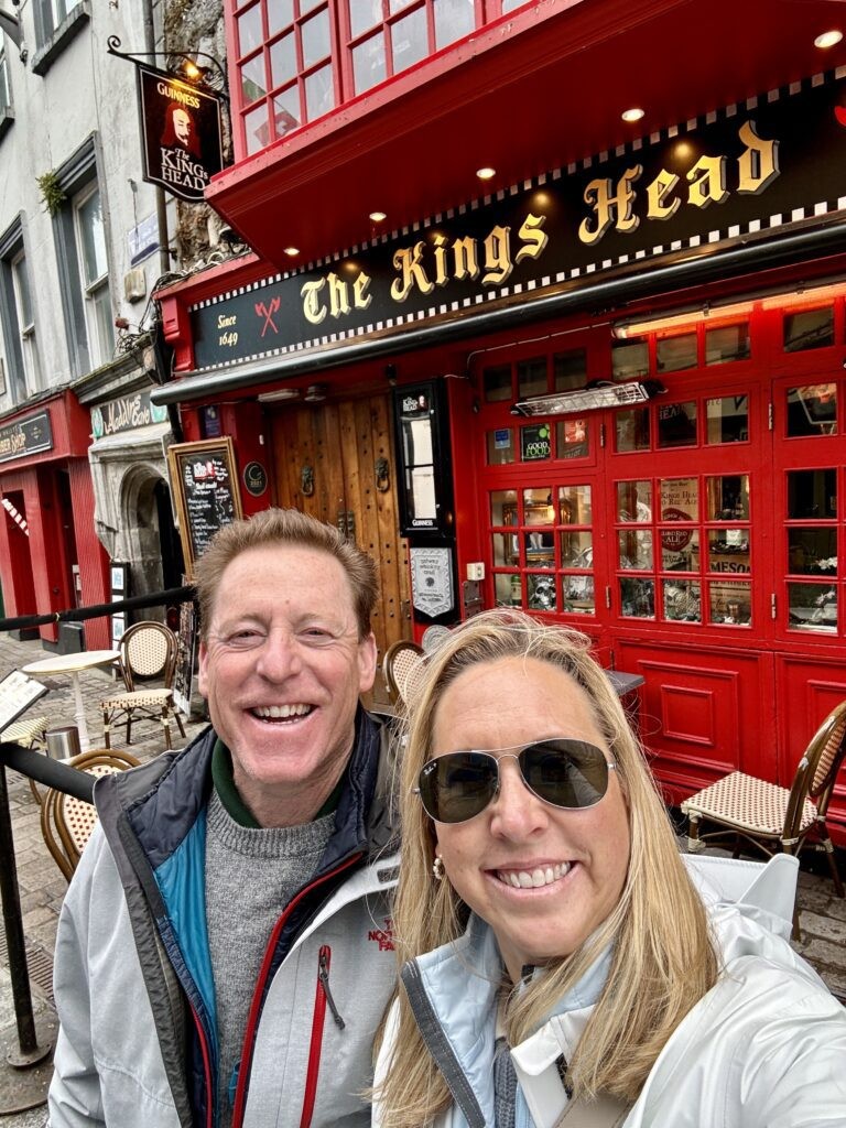 Galway Ireland Selfie with the Kings Head