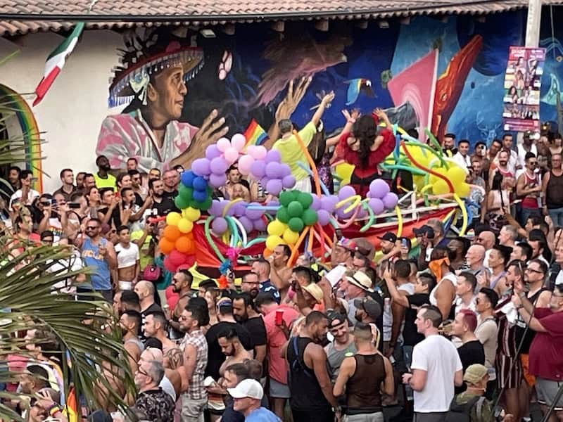 Gay pride in Puerto Vallarta celebrating love and diversity