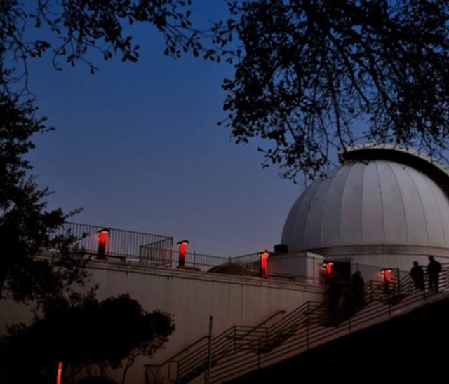 View of George Observatory building in Brazos Bend State Park, Alt Text George Observatory Stargazing