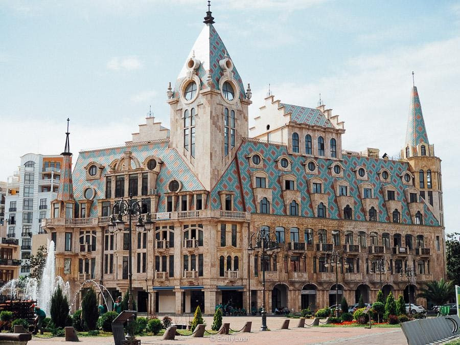 Facade of an old building