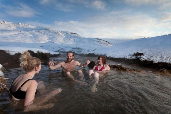 Socialising in one of Iceland