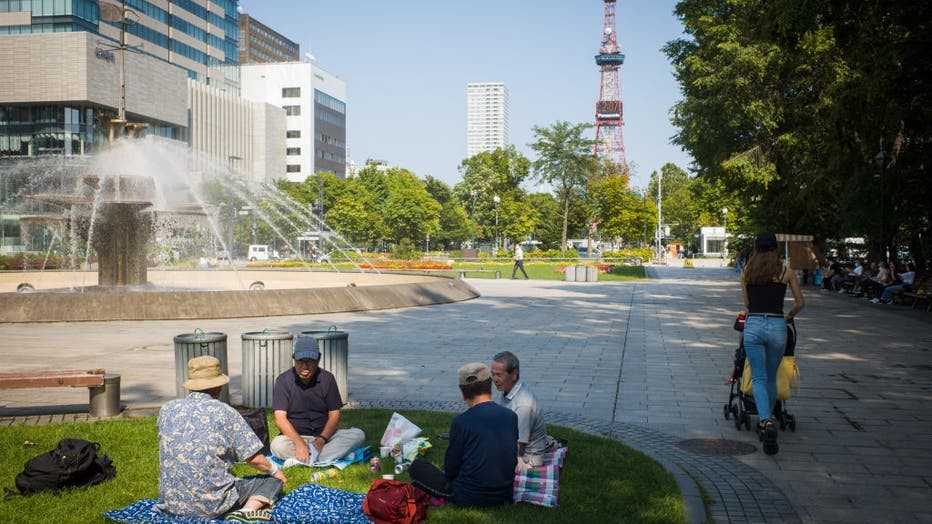Sapporo Odori Park in Hokkaido