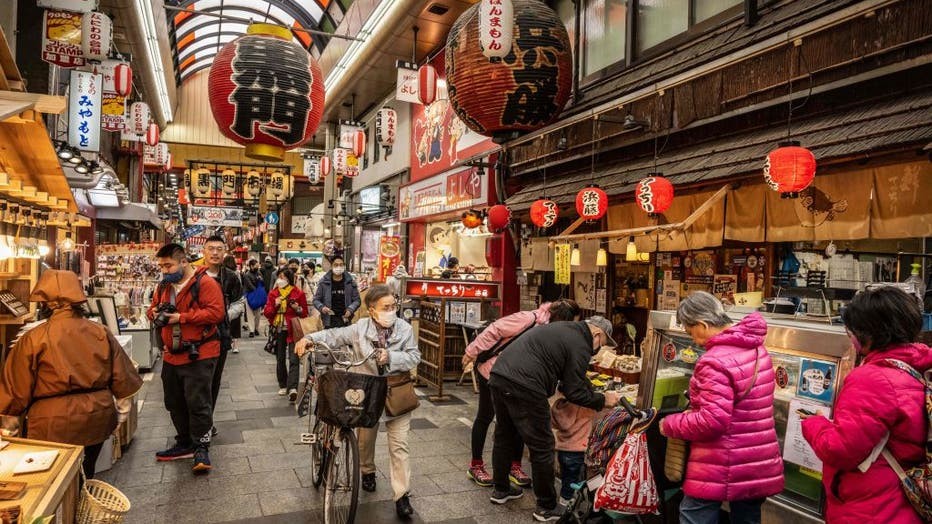 Kuromon Market in Osaka