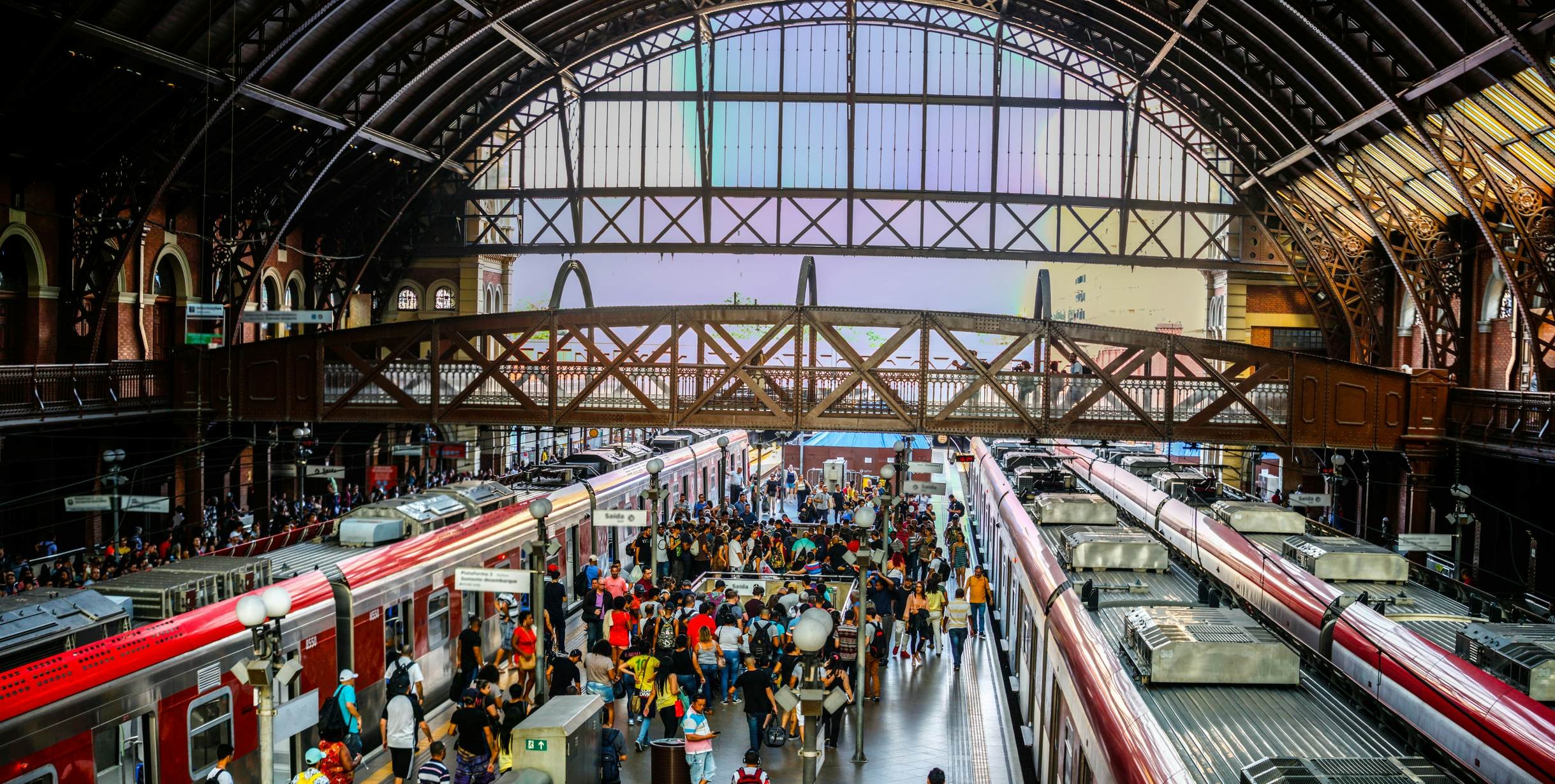Luz Station in SÃ£o Paulo. Light metro station in Sao Paulo. Luz Station in São Paulo. Light metro station in Sao Paulo. 1267495266