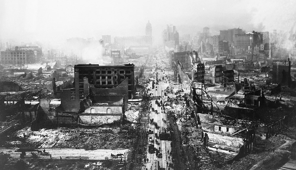 Aftermath of the 1906 San Fransisco Earthquake