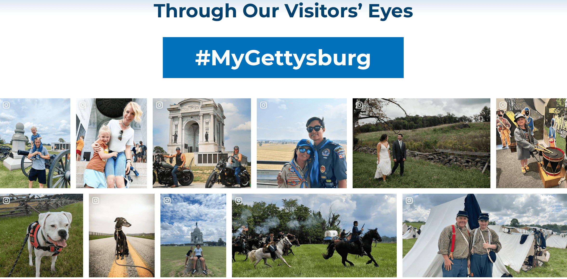 Instagram photos featured on Gettysburg