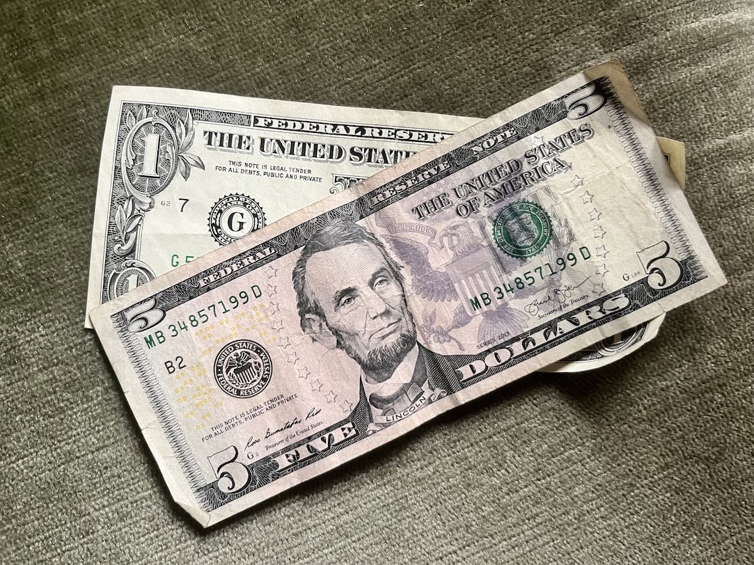  in cash