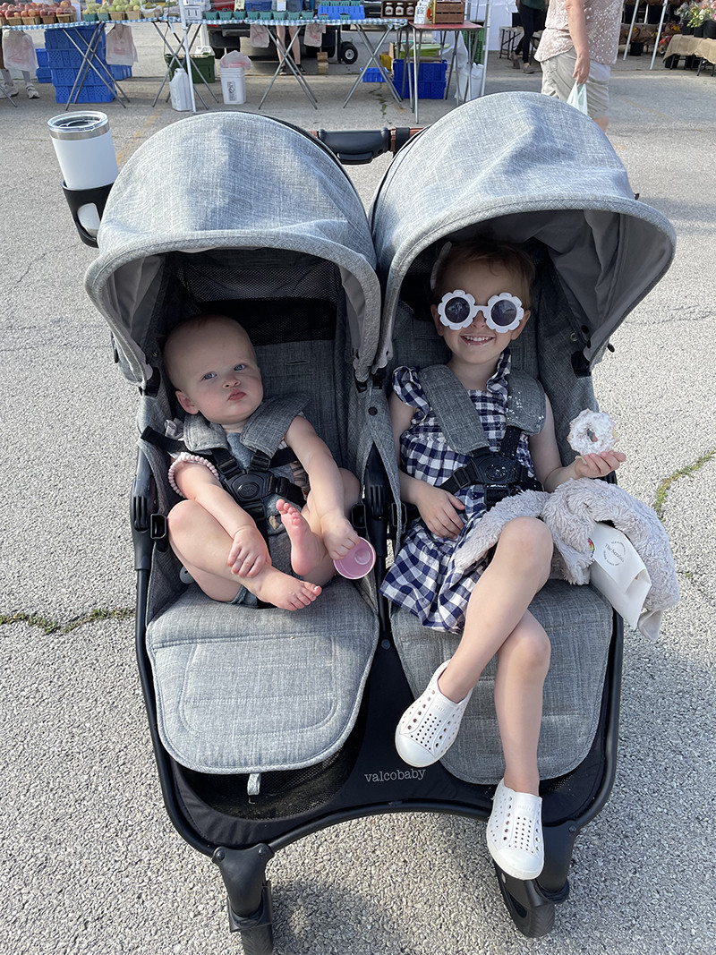 Travel stroller compatible with car seat