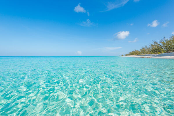 Relaxing on the beach at sunset in Turks and Caicos, showcasing the serene atmosphere