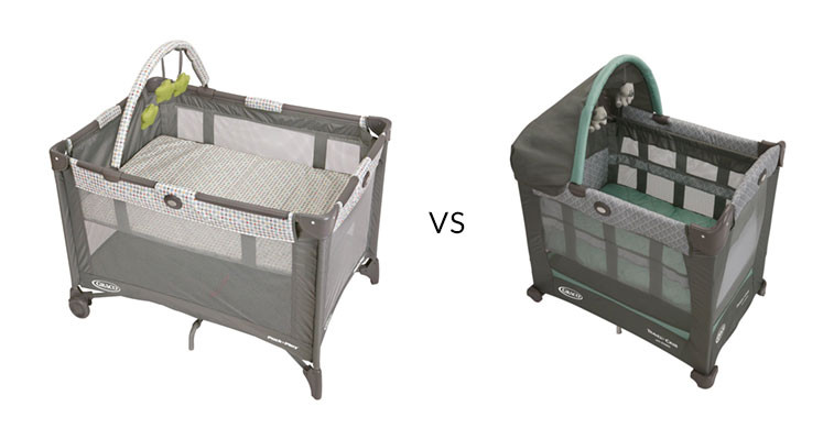 Graco Travel Lite Crib setup showing easy assembly