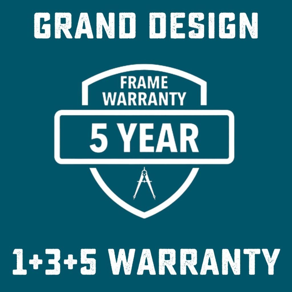 Grand Design 5-year warranty badge