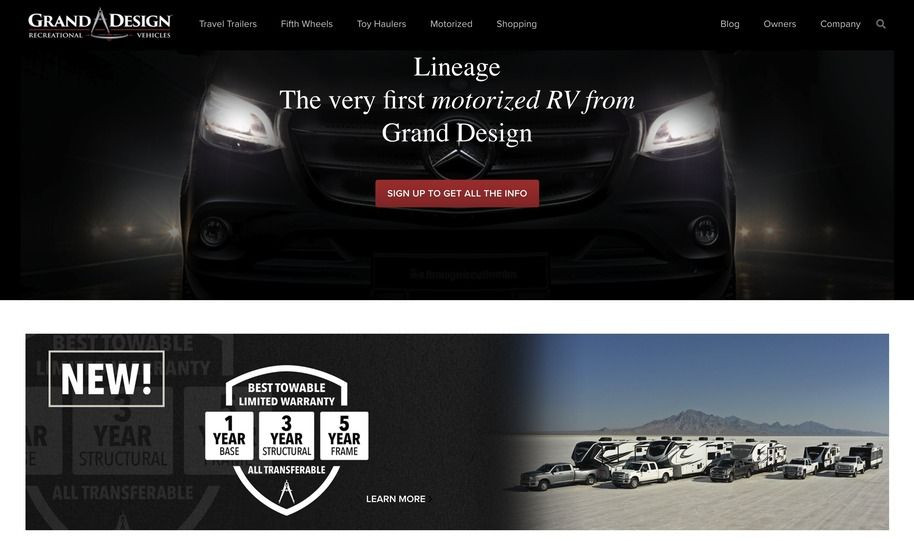 Grand Design Trailers offer luxury and customer satisfaction