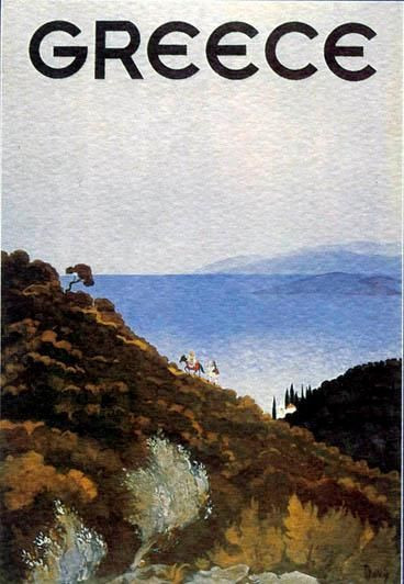 GREECE. 1937. By Michalis Papageorgiou,for the Greek Tourism Organisation .