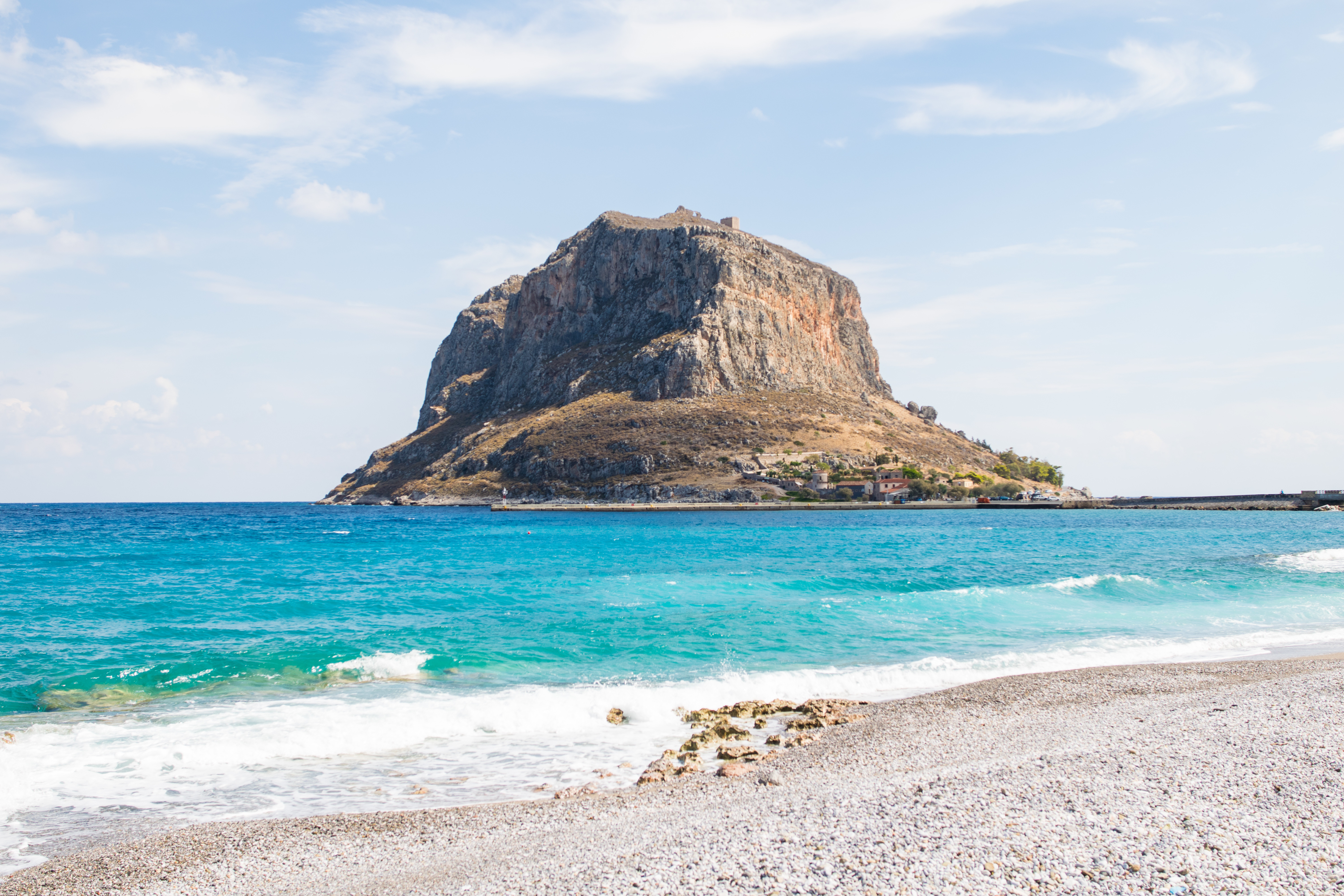Monemvasia's Stone Ship Appearance