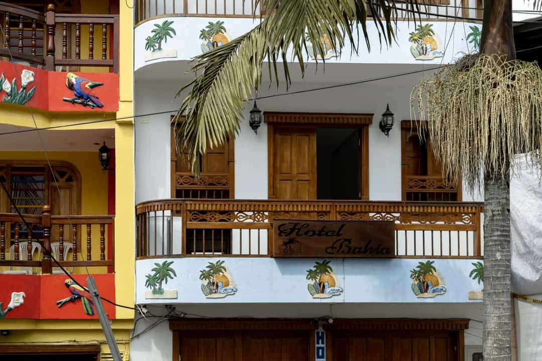 Colorful buildings in Guatape Colombia