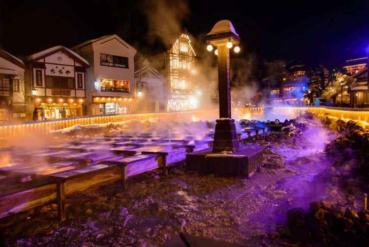 Kusatsu Onsen, a popular hot spring resort in Gunma