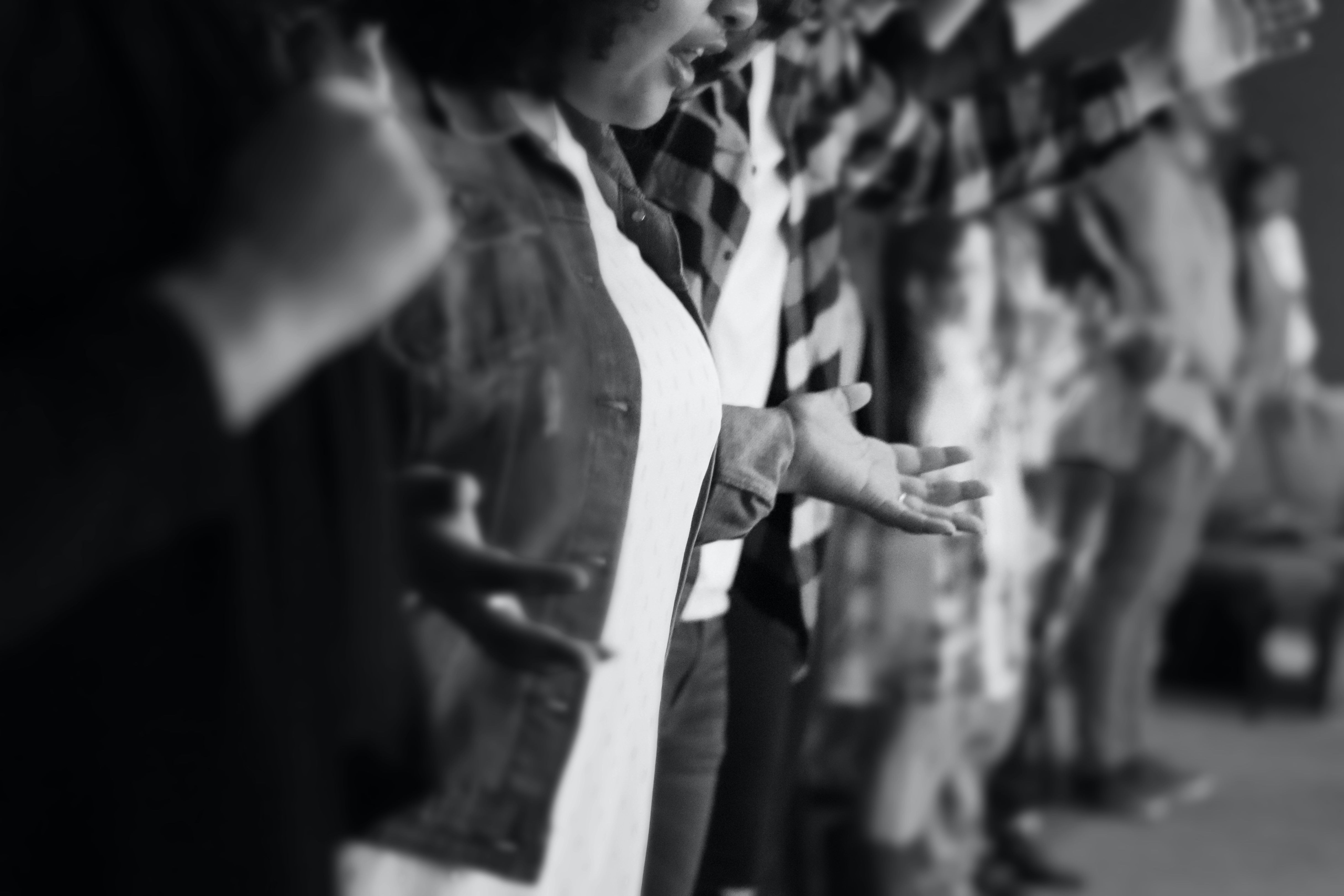 People praying during a mass