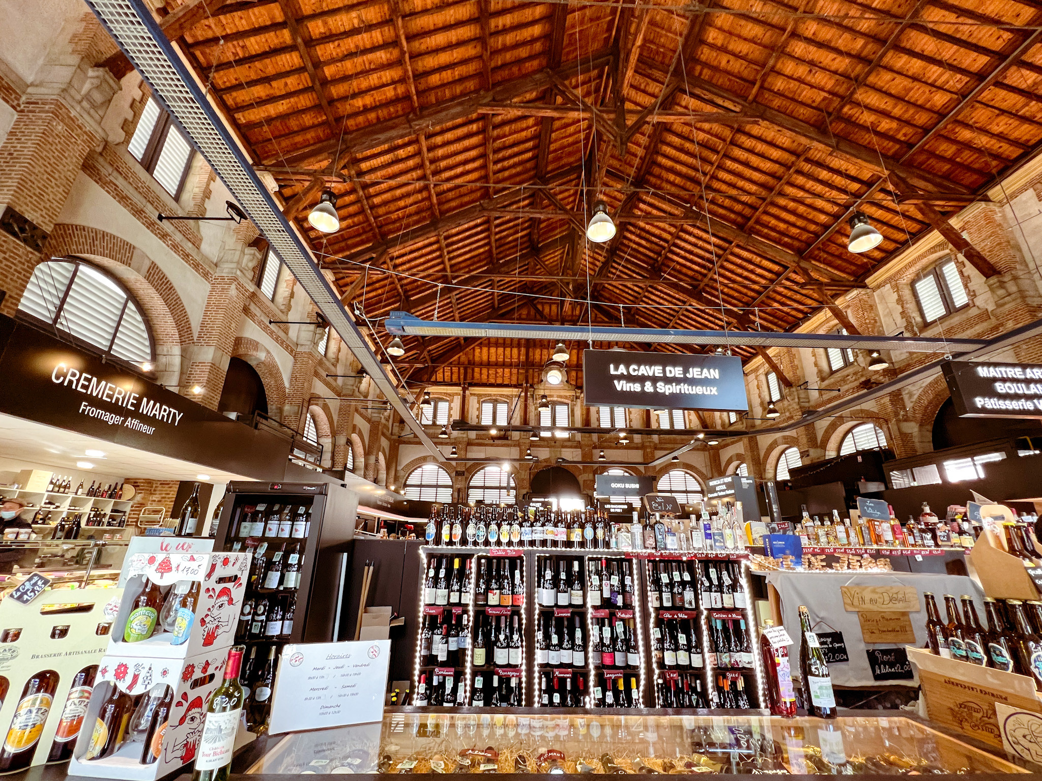 La Halle de Cahors, an indoor market offering local specialties