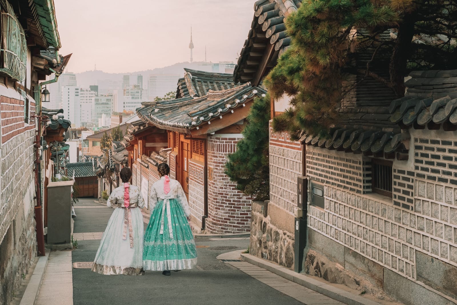 A panoramic view of Seoul, South Korea