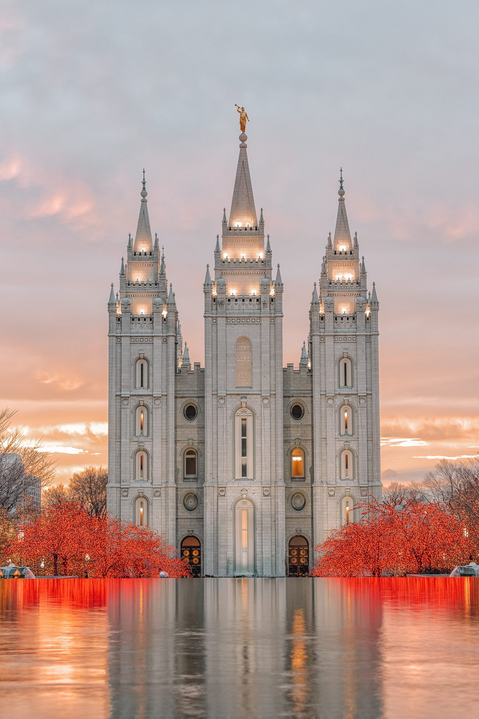 A view of Salt Lake City with snow-capped mountains in the backdrop, showcasing the city's skyline