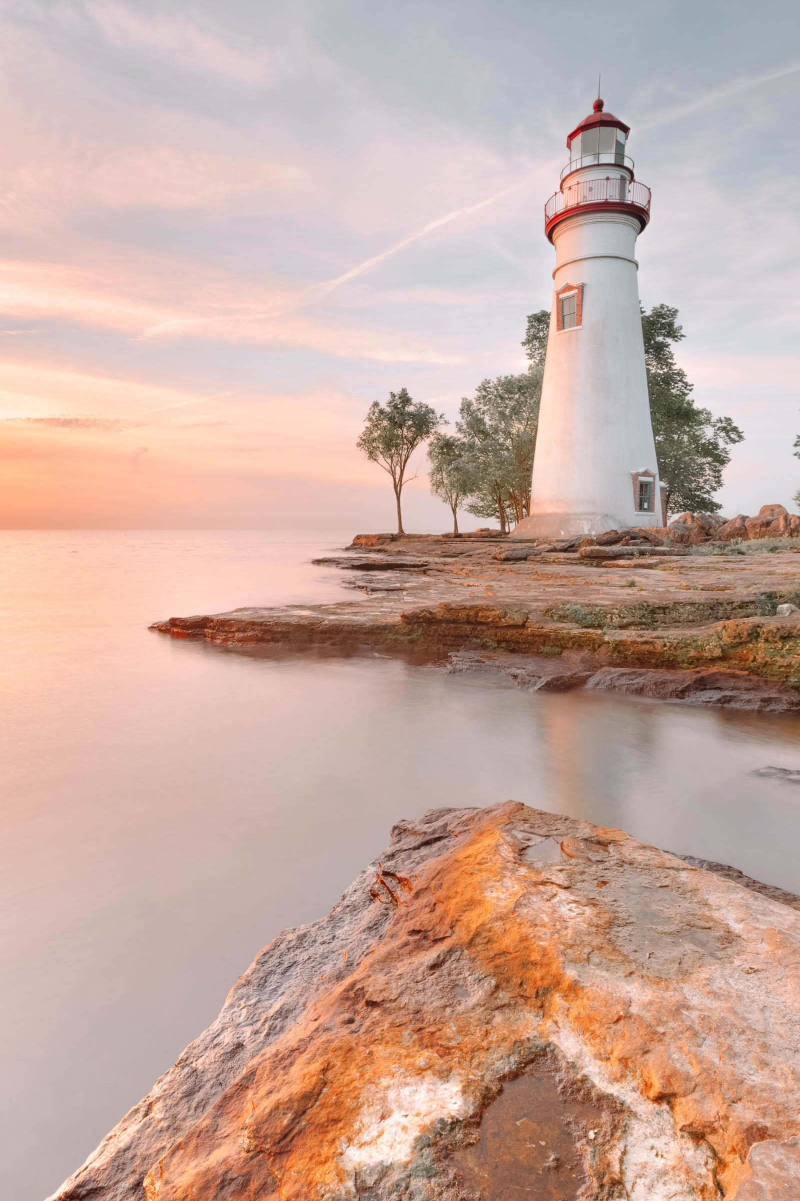 Marblehead Lighthouse on Lake Erie, Ohio