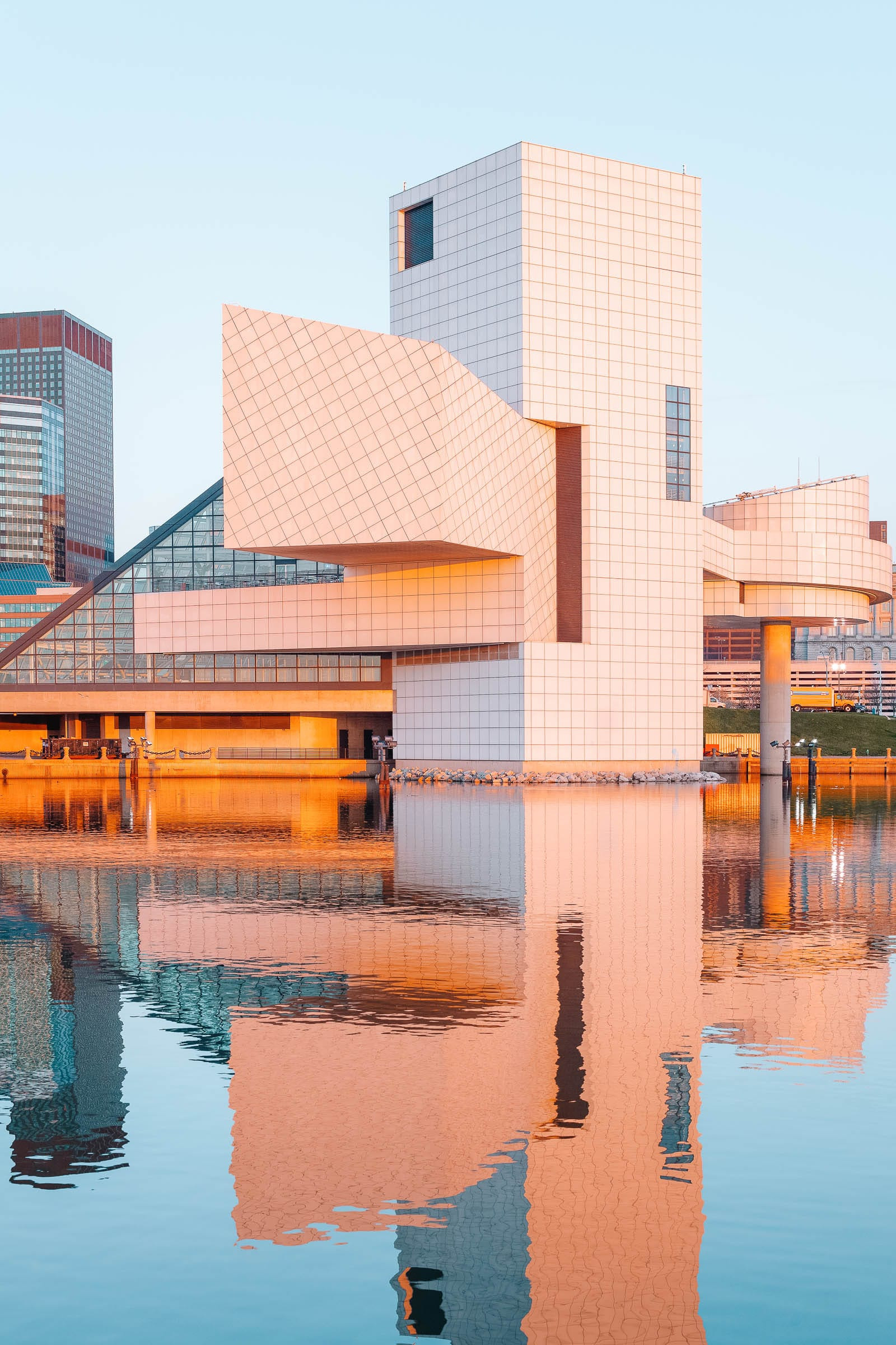 Cleveland: A view of the city skyline