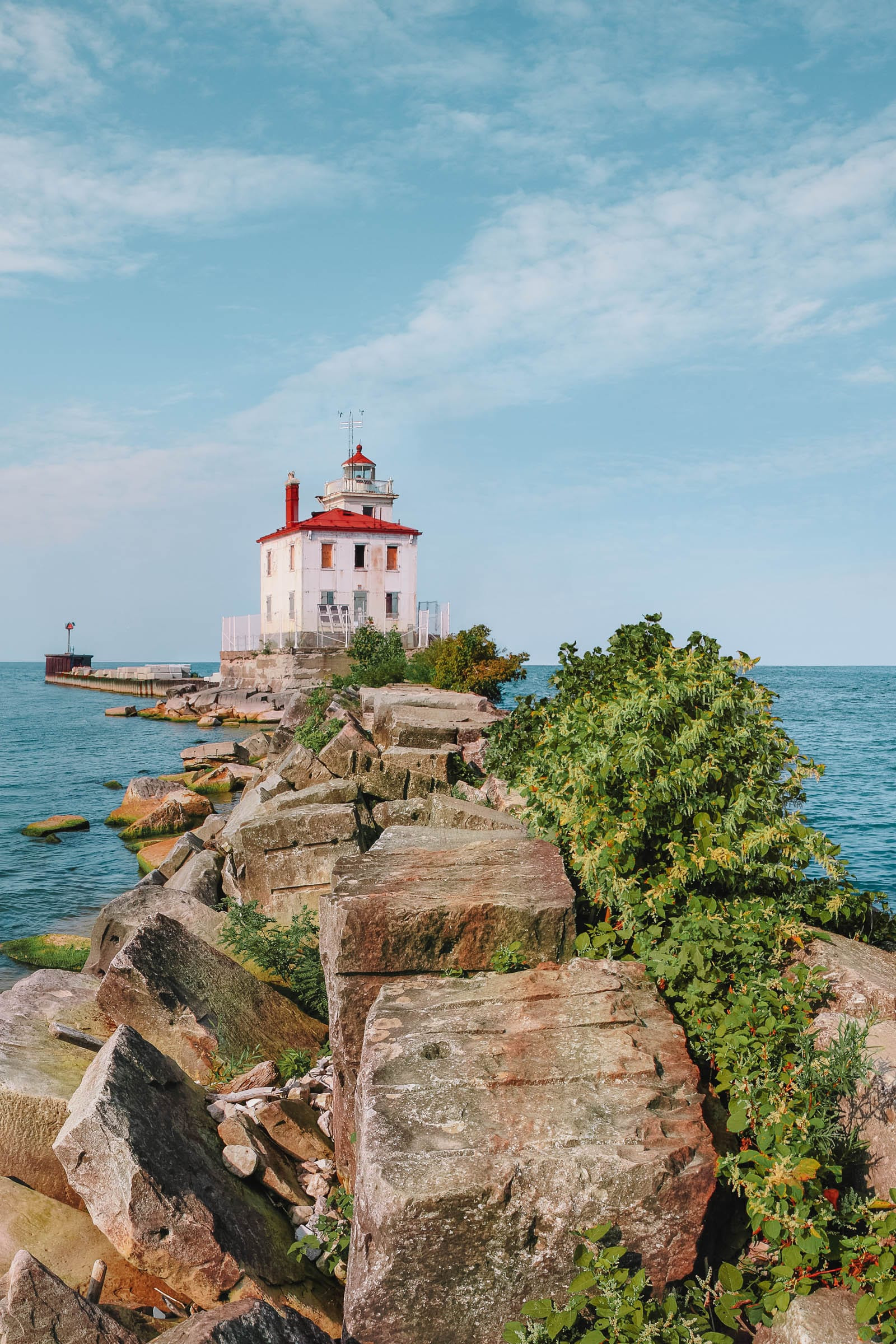 Fairport Harbor: A scenic view of the harbor