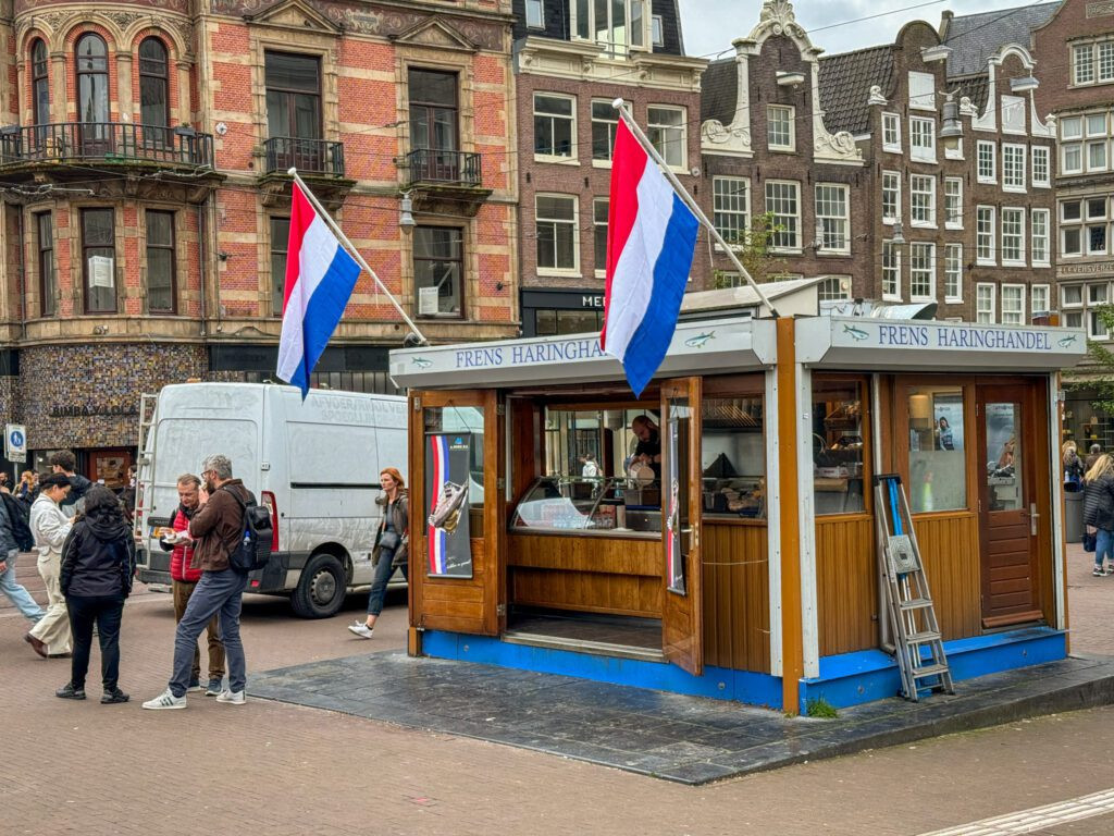 Haring stand in Amsterdam