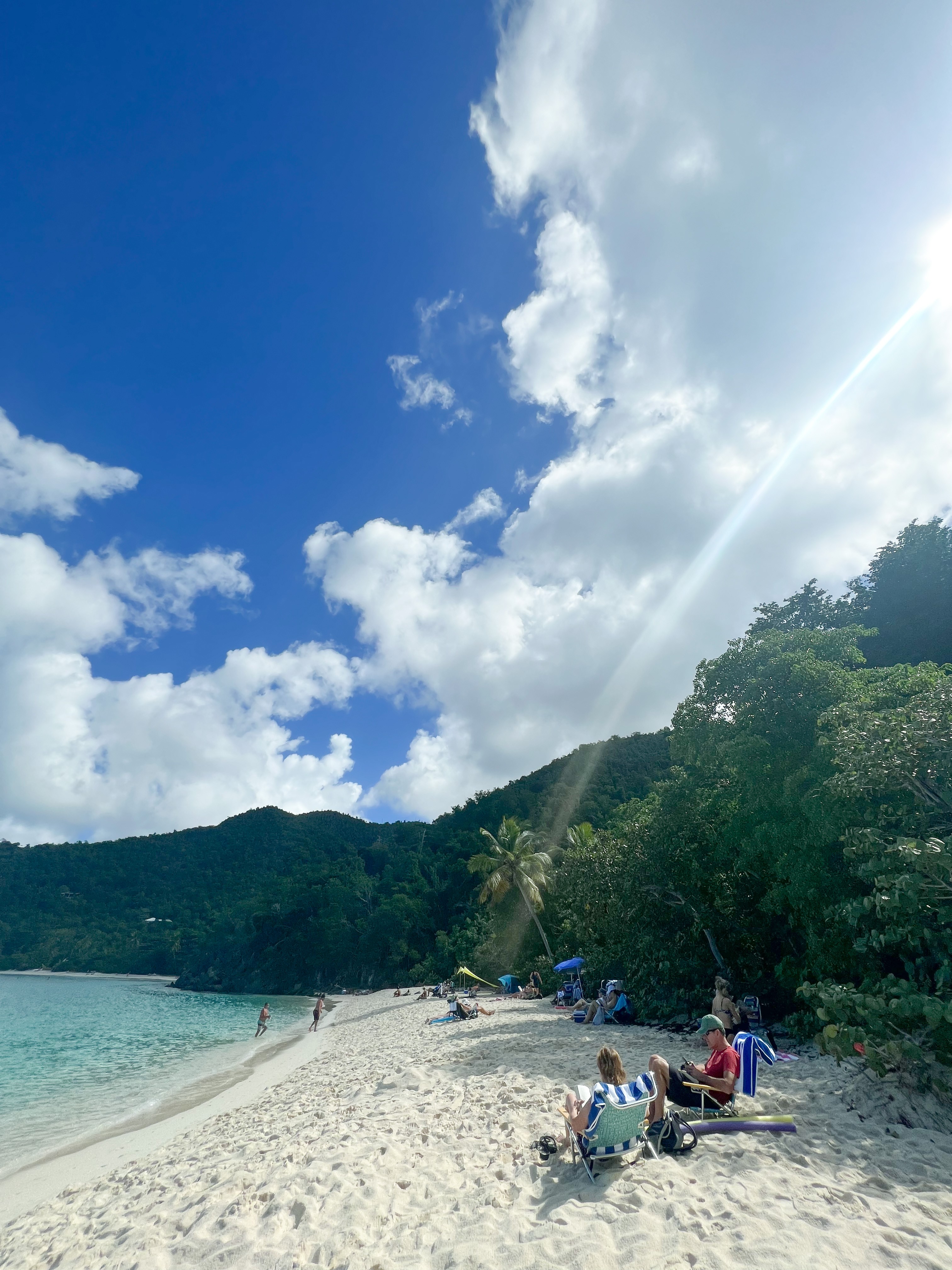 Hawksnest Beach St. John USVI.