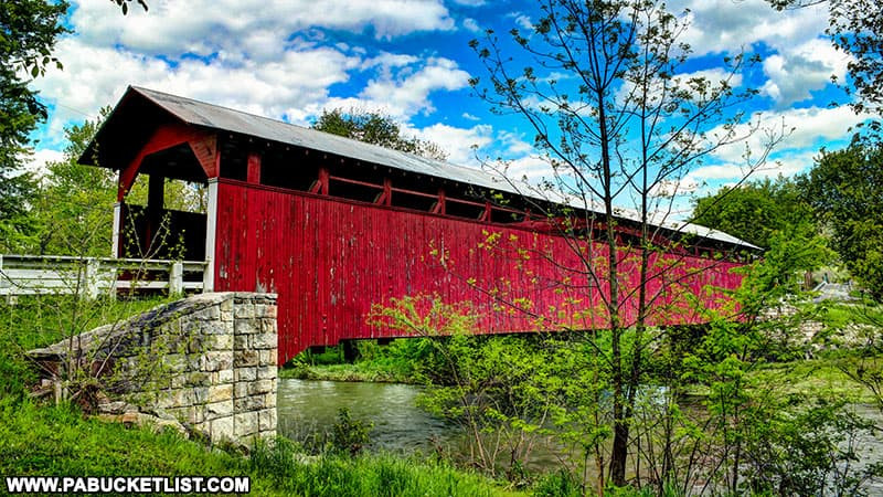 Herline Covered Bridge near Manns Choice in Bedford County, PA