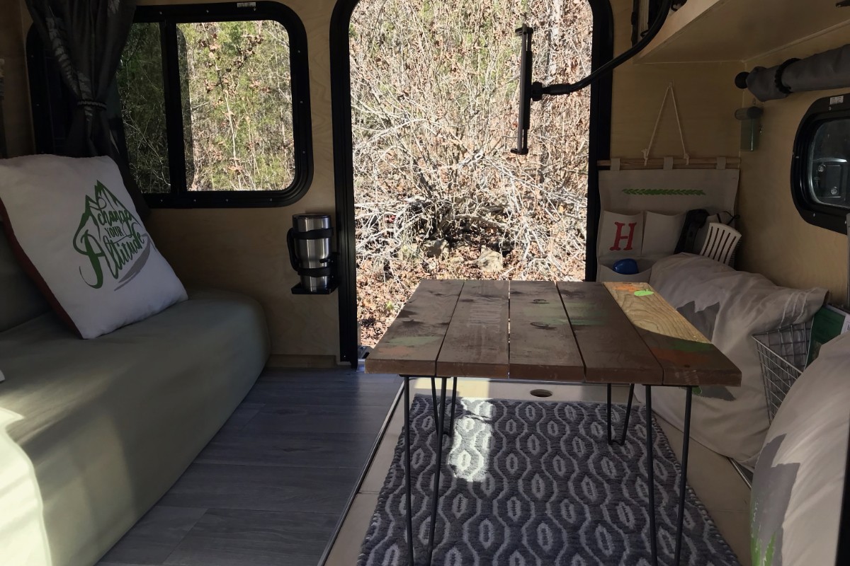 Hiker Trailers Mid Range Deluxe kitchen