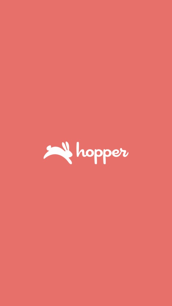Hopper app showing flight price predictions