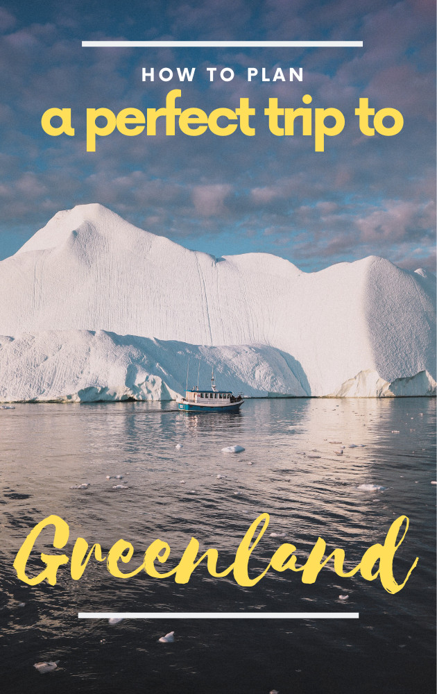 Pin planning a trip to Greenland