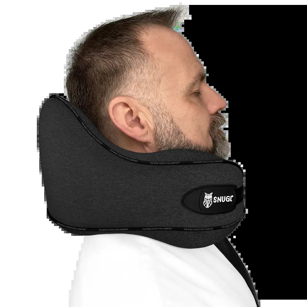 How to wear a travel pillow conventional position