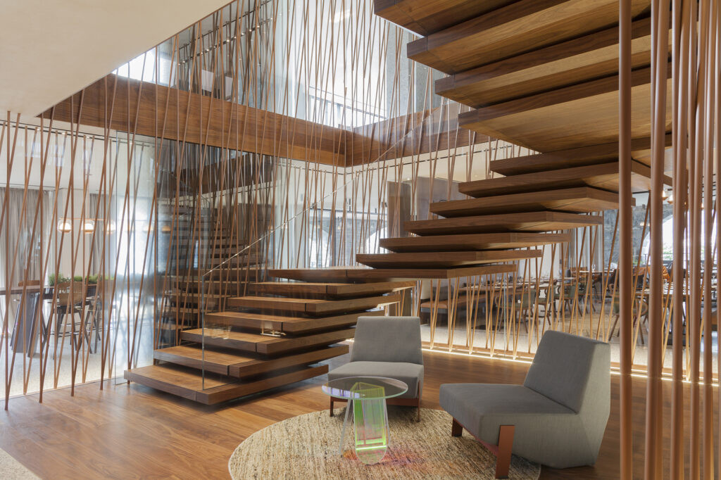 Staircase of the Hotel Il Sereno