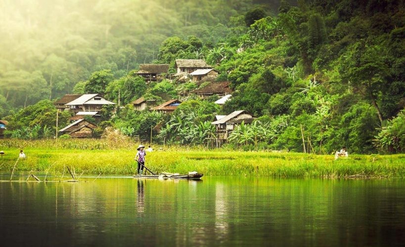Pac Ngoi Village in Ba Be National Park