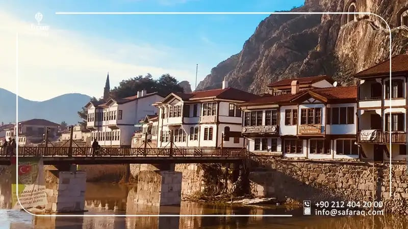 Amasya city in northern Turkey