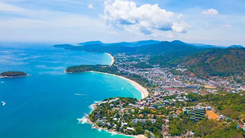 Phuket Thailand aerial view
