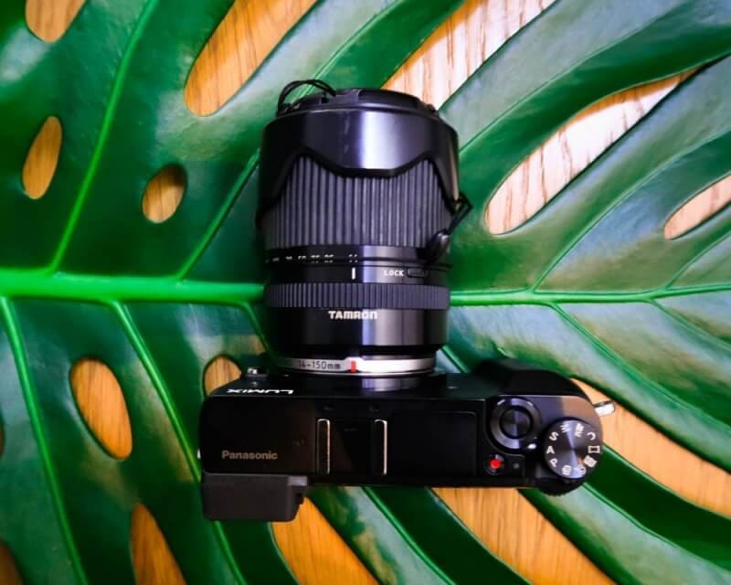 Panasonic GX85 with a zoom lens