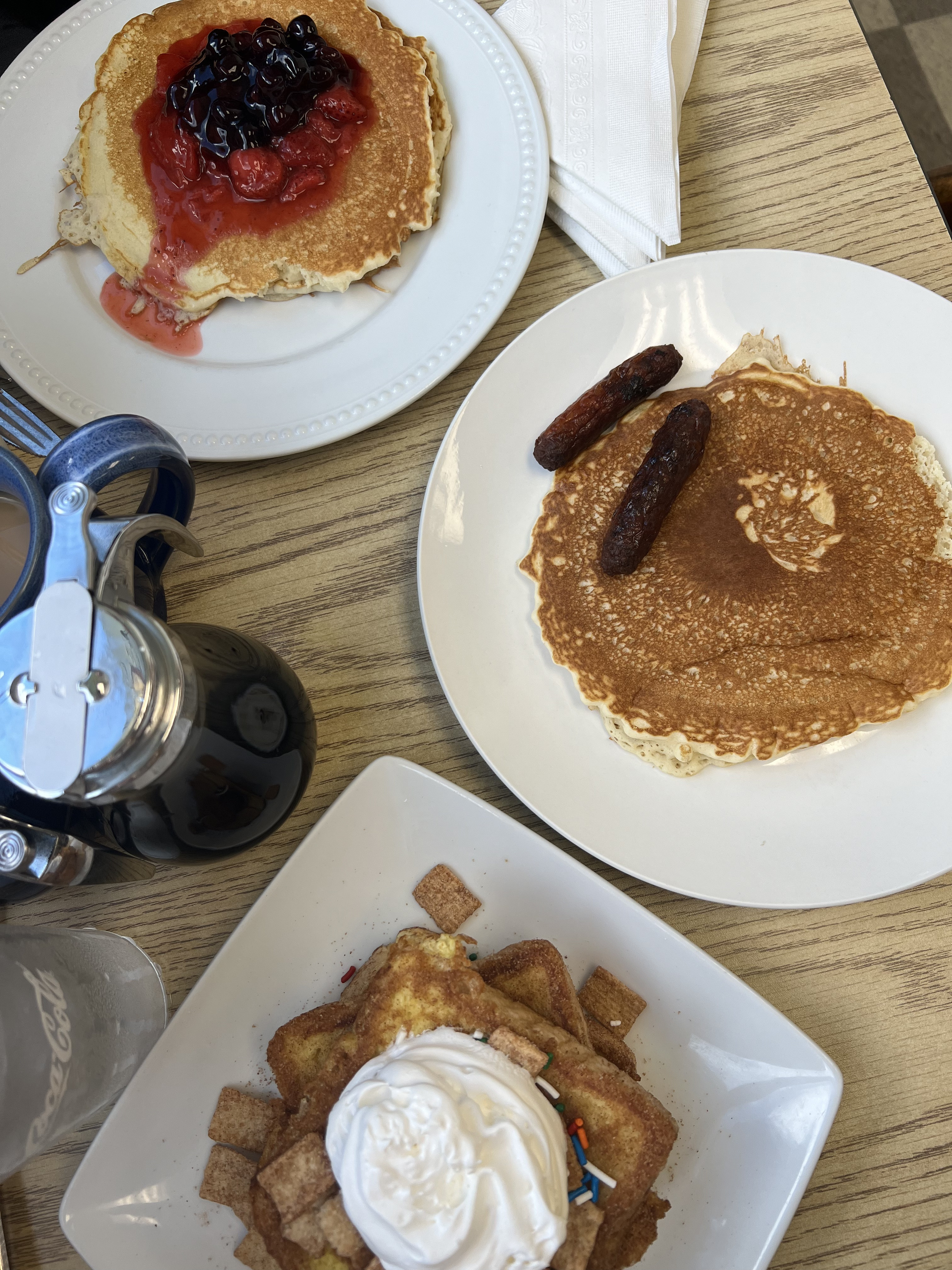 Pancakes and Breakfast Options at Judy's Family Cafe Galesburg