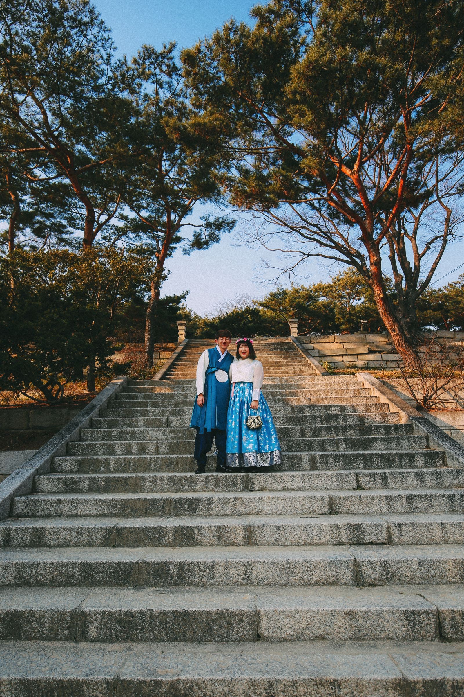 Traditional Korean houses in Andong, South Korea