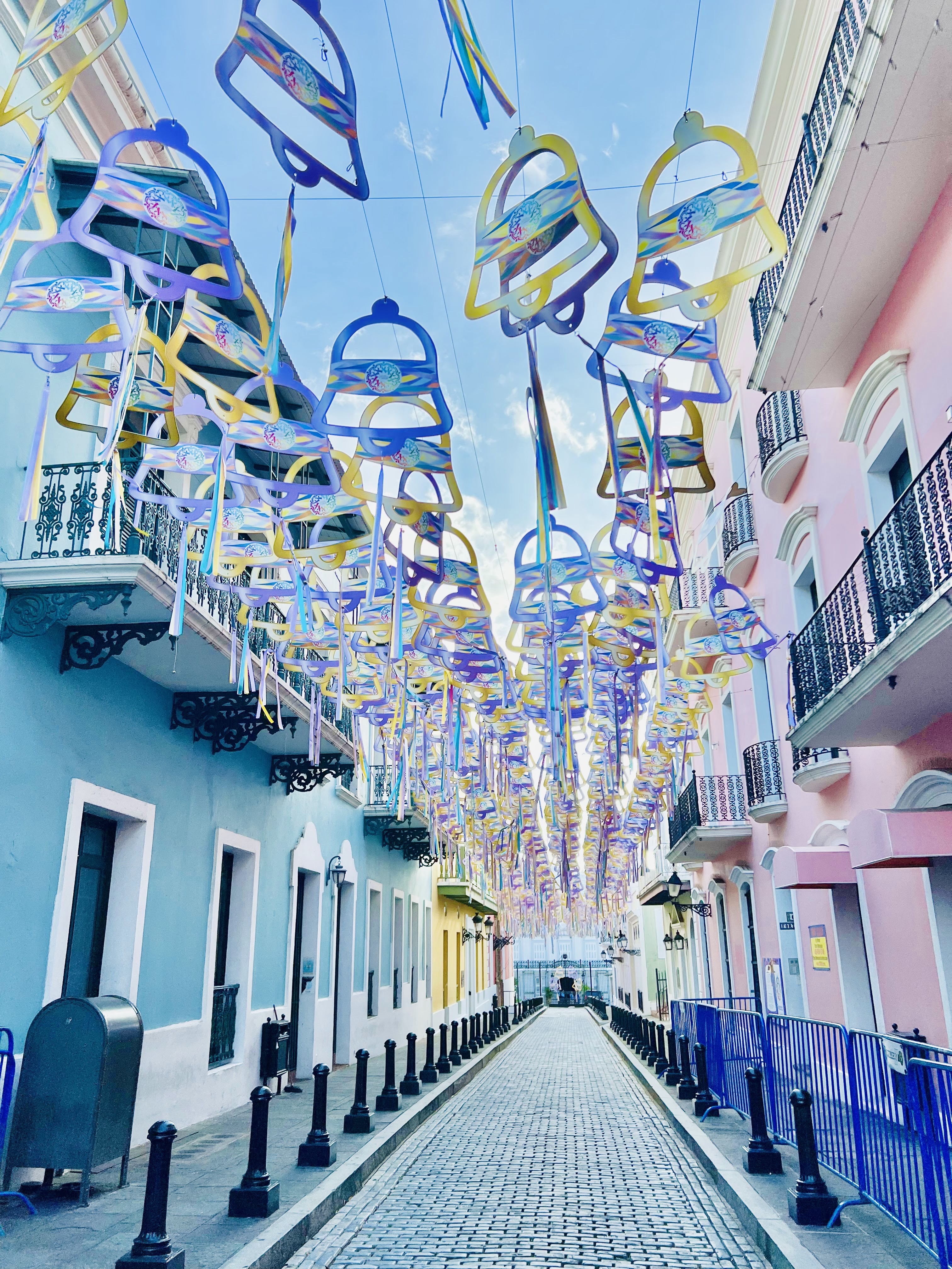 Colorful street in Old San Juan