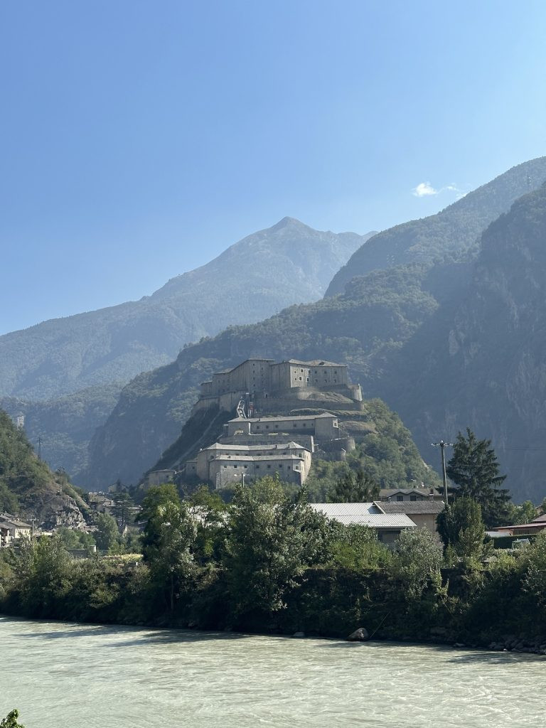 Fortress of Bard in Aosta Italy