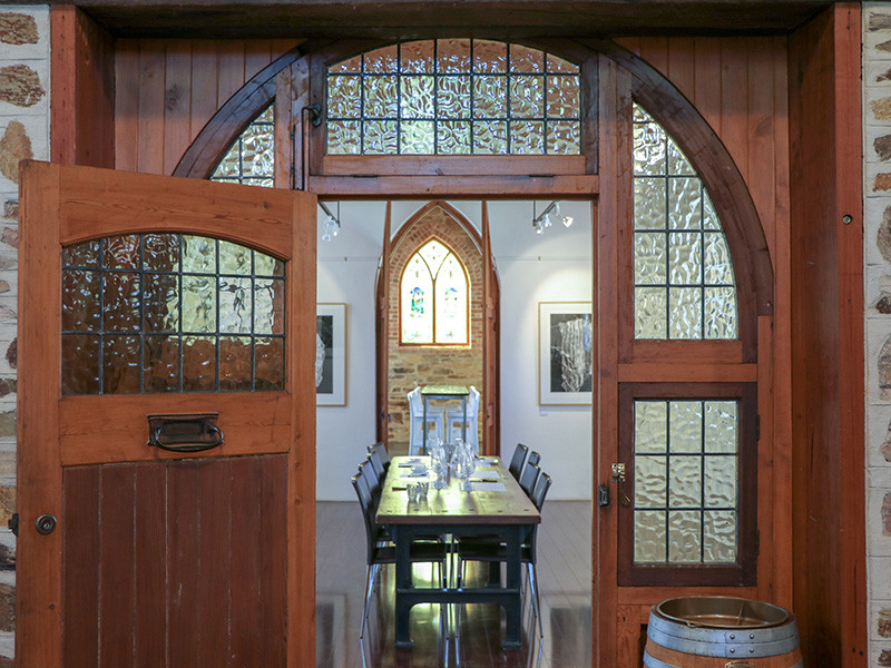 Chapel Hill Winery is built into a 150-year-old chapel, offering a unique blend of history and wine tasting.