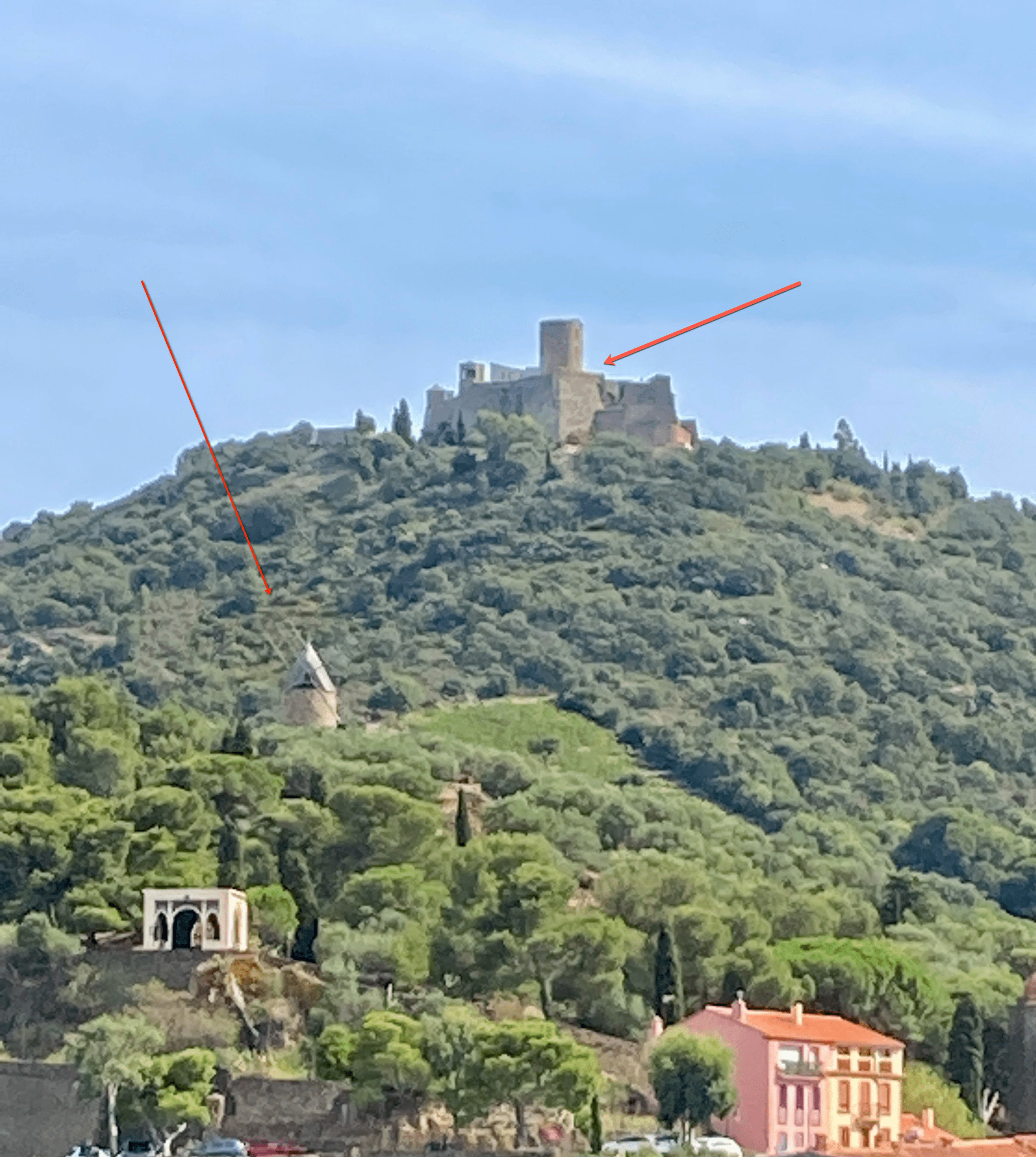 Le Moulin de Collioure, a historic windmill and one of the oldest in the Roussillon region