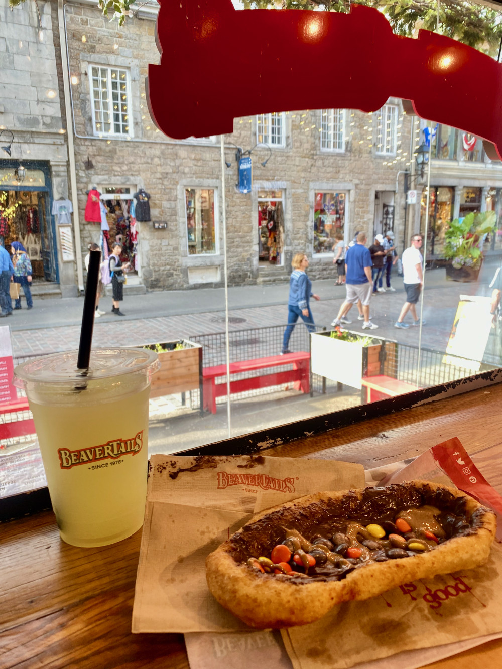 Beavertails in Old Montréal offers a delightful culinary experience