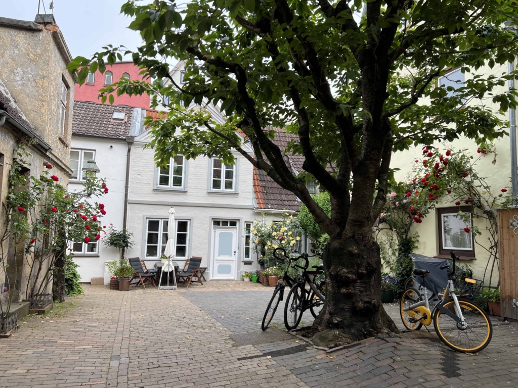 Flower-filled Courtyards in Lubeck