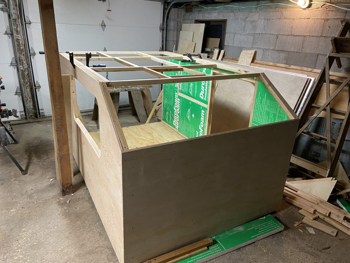DIY trailer floor construction